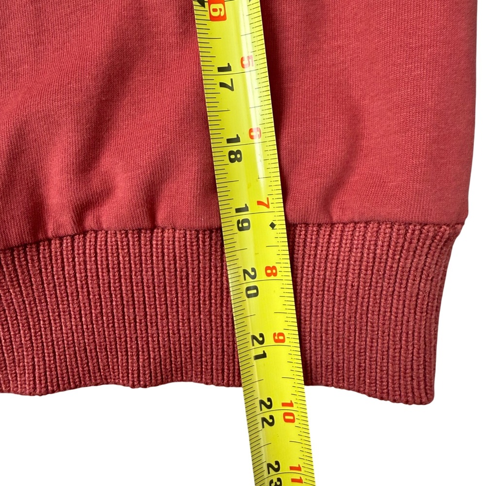 Dolan Left Coast Anthropologie Rust Fringe Sweater XS | Puff Sleeve Fall Top - Picture 9 of 10
